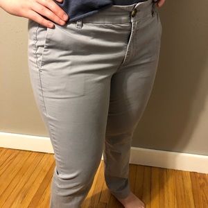 J. Crew Gray Chino Pants